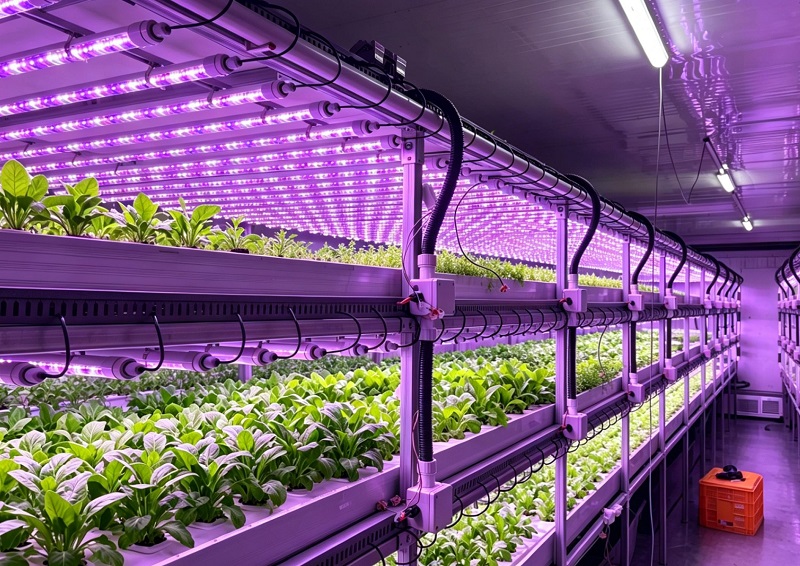 Applications of JE IP65 LED T8 habitationi in plantis officinarum