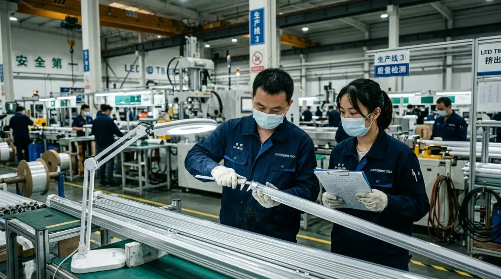 2026 China LED T8 Tube Factory: Premium PC Covers & Aluminium Bases in Global OEMs