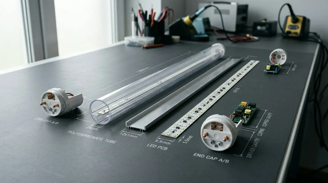 Ultima 2026 Rector ad T8 Plastic Tube Habitationi LED: Navigating US UL/ETL Signa & Innovationes Eco-Polycarbonatae